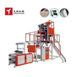 High-Speed Fully Automatic LDPE HDPE PVC PP PE Plastic Greenhouse Film Blowing Extruder Machine Blowing Film Machine