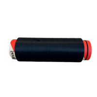 Fil de polyester cationique pour tissage et tricotage, prix d'usine en gros, 50D/48F