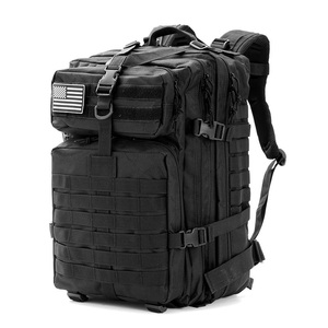Wholesale 45L <b>Large</b> Capacity Tactical <b>Backpack</b> Shoulder Strap Durable 900D Oxford Custom Logo Molle Rucksack Trekking Bag - Product Image 1