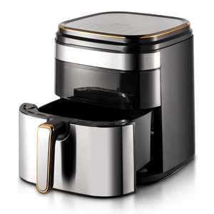 Friteuse à air numérique électrique sans huile en acier inoxydable 7L avec circulation d'air à 360° et fenêtre de visualisation - Product Image 1