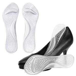 Semelles transparentes auto-adhésives en gel pour talons hauts, soutien de la voûte plantaire, coussinets antidérapants pour sandales, escarpins et chaussures pour femmes - Product Image 1