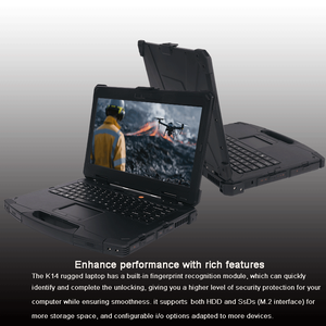 Splash-proof ai-Sẵn Sàng gồ ghề công nghiệp máy tính xách tay máy tính xách tay không thấm nước với ánh sáng mặt trời-có thể đọc được màn hình 14inch GPS Wifi - Product Image 5