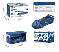 YC-DZ033 2026 Nuevo Kit de Modelo de Coche Deportivo Azul MOC City, Juguetes de Construcción DIY con Pequeñas Partículas, Regalo para Niños, Sets de Bloques de Construcción