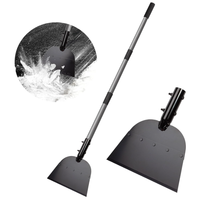 Factory Price Small Size Portable Snow Shovel Ice Scraper with Adjustable Handle Pulling Weeds