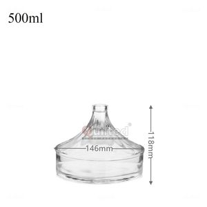 Bouteille de liqueur de luxe personnalisée en <span class=keywords><strong>verre</strong></span> 500ml <span class=keywords><strong>50cl</strong></span> Whisky Rhum Vodka Liqueur Gin Spirit Bouteille en <span class=keywords><strong>verre</strong></span> - Product Image 2