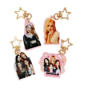 Promotional Glitter Holographic Custom Epoxy Acrylic Cartoon Anime Coloured Acrylic Keychains - Product Image 6