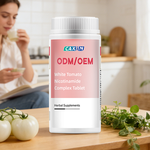 Tabletas de Complejo de Nicotinamida de Tomate Blanco con Certificación GMP, Suplemento Oral para Aclarar <span class=keywords><strong>la</strong></span> <span class=keywords><strong>Piel</strong></span>, Servicio Integral de ODM, OEM y Marca Privada - Product Image 3