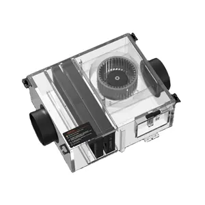Boîte de filtre à Air en ligne avec filtre HEPA et filtre à charbon actif pour système de Ventilation ventilateur d'échappement MIA-GL15SFJ