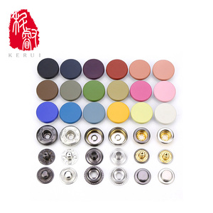 Kerui Thân Thiện Với Môi 15Mm Kẽm Kim Loại <span class=keywords><strong>Snap</strong></span> Nút 100 Màu Sắc OEKO-TEX 100 Euro Tiêu Chuẩn Sinh Thái Bền Vững Quần Áo Khó<span class=keywords><strong>a</strong></span> Snaps - Product Image 3