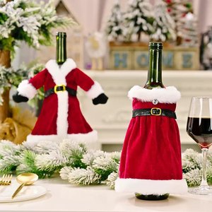 Juego de Fundas <span class=keywords><strong>para</strong></span> Botellas de Vino <span class=keywords><strong>Navideñas</strong></span>, Decoración Festiva <span class=keywords><strong>para</strong></span> Botellas de Vino, Bolsa <span class=keywords><strong>para</strong></span> Botellas de Vino <span class=keywords><strong>para</strong></span> Fiestas <span class=keywords><strong>Navideñas</strong></span> - Product Image 3