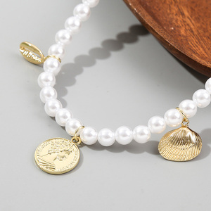 Bracelet en acier de haute qualité plaqué or 18 carats, motif croix, vente en gros transfrontalière multi-stratégique, prix réduit en gros - Product Image 5