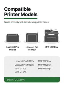 Cartuccia Toner Compatibile INK-POWER per <span class=keywords><strong>HP</strong></span> CF217A/17A, Rendimento 1600 Pagine, Toner Completo Con/Senza Chip per Serie M102a/M130 - Product Image 4
