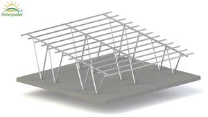 Fournisseur <span class=keywords><strong>direct</strong></span> d'<span class=keywords><strong>usine</strong></span> Xiamen Amoysolar : structure solaire préassemblée pour <span class=keywords><strong>carport</strong></span> au sol, avec vis de fixation et angle réglable. - Product Image 4