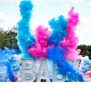 Máquina de revelación de género TNT al por mayor con inicio de un solo clic, cañón pulverizador de polvo rosa y azul para baby shower, fuegos artificiales SFX para fiestas - Product Image 4