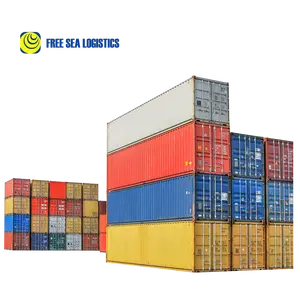40ft tinggi kubus digunakan kargo kering Iso atau 20ft pengiriman kontainer di Amerika Serikat Port Amerika