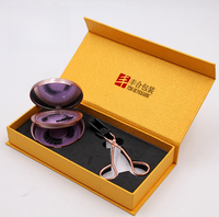 Boîte cadeau magnétique de luxe avec logo personnalisé avec insert en mousse pour ensemble de cigares, soins de la peau et outils, emballage de parfums et de parfums