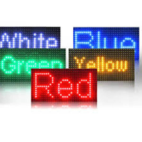 Modules LED P10 à haute luminosité, écran publicitaire LED extérieur SMD, densité de pixels 32x16 points pour écran LED publicitaire