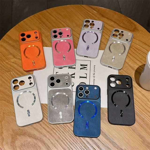 New Arrival Camera Protection Shockproof Magnetic Cover Wireless Charging Mobile Phone Case for iPhone 17 16 15 14 13 Pro Max 12
