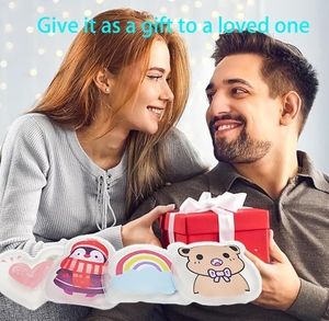 Calentadores de <span class=keywords><strong>manos</strong></span> calientes de dibujos animados reutilizables, <span class=keywords><strong>calentador</strong></span> de <span class=keywords><strong>gel</strong></span> corporal de compresa caliente para acampar, calentadores de <span class=keywords><strong>manos</strong></span> y paquetes calientes y fríos - Product Image 6