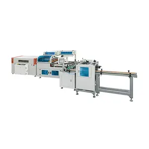 HX500BZ-R mesin kemasan termoplastik PLC kemasan Film fotoelektrik mesin pembuat kotak plastik PE POF PVC gulungan rantai 10mm