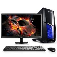 Stock à faible coût produit ordinateur de bureau 21.5 pouces Core I5 I7 Win10 unité système 16GB 8GB RAM HDD SSD pas cher prix Oem Gaming Pc