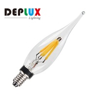 Led Bougie Ampoule C20 2W E10 A Mené L'ampoule De Filament Mini Lampe