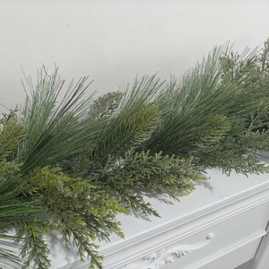 Guirlande De Noël Sapin Artificielle Vert, 9cm, 15M