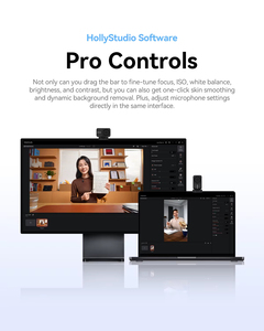 Cámara Web Hollyland Lyra 4K con Sensor de 50MP, Seguimiento por IA, Cancelación de Ruido, Receptor LARK <span class=keywords><strong>A1</strong></span> Integrado, 4K30 para YouTube - Product Image 5