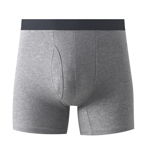 कस्टम लोगो ब्रांड 95% कपास 5% स्पैन्डेक्स लंबे खेल के लिए बॉक्सर शॉर्ट्स - Product Image 2