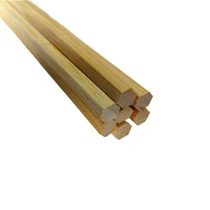 Poteau en bambou 100% naturel, Support de plante en bambou dans la matière première du bambou