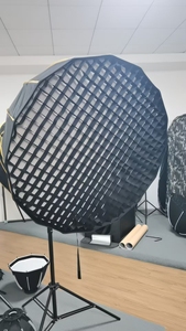 Boîte à lumière <span class=keywords><strong>parabolique</strong></span> profonde de 90 cm avec grille nid d'abeille pour monture Bowens, Elinchrom, Profoto – Accessoire de studio photo pour flash - Product Image 6
