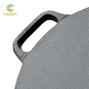 Cookercool Cắm Trại Pre-dày Dạn Gang <span class=keywords><strong>12</strong></span> Inch Crepe Pan Pancake Grill Pizza Pan Skille - Product Image 4