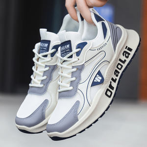 Nuova Tendenza Sneakers Sportive da Uomo Leggere in Materiale Morbido con Marchio Personalizzato per Primavera Estate Autunno - Product Image 6