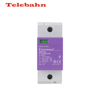 Dispositif de protection contre les surtensions (DPS) à rail DIN enfichable basse tension 220V/230V/240V AC T1+T2 25kA/50kA/100kA avec certification TUV