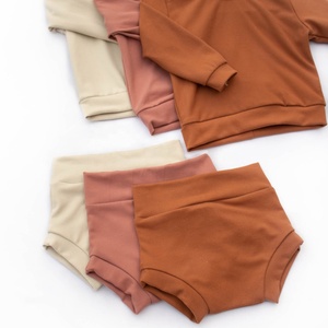 Di alta qualità a manica lunga t shirt + bloomers set bambini vestiti del bambino del bambino del bambino del cotone organico vestiti appena nato copre gli insiemi - Product Image 2