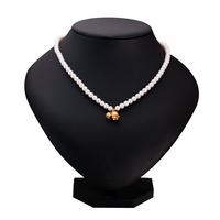 Nuevo Collar con Colgante de Perla Redonda de Agua Dulce Miuxi, Unisex, AAAAA, de Alta Gama, Simple, Elegante, Blanco