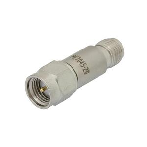 ตัวลดทอนสัญญาณแบบคงที่ PE7045-20 20 dB ใหม่และเป็นของแท้, ตัวลดทอนสัญญาณ RF และไร้สายแบบมาตรฐานชนิดตัวผู้ - Product Image 1