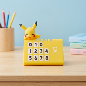 Plaque de stationnement antidérapante en plastique Pokemon Pikachu pour tableau de bord, accessoire de téléphone, vente en gros - Product Image 3