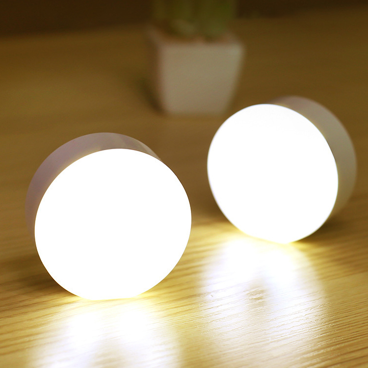 OBALS Indoor Bedroom Warm white Kid 3W ABS Round Mini LED Night Light