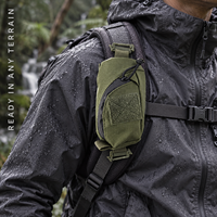 Pochette Molle pour outils, sacoche pour téléphone, sac de chasse haute pression léger avec bandoulière pour activités de plein air