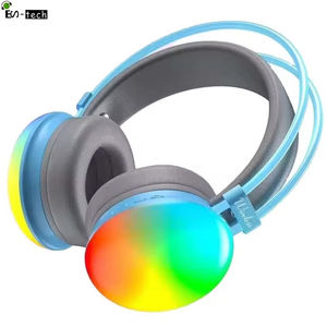 Casque Gaming Sans Fil à Éclairage LED Arc-en-Ciel, Stéréo Bluetooth avec Son Surround - Product Image 1