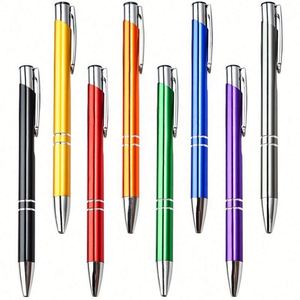 New Custom Logo Stylus Ball Point Gel Pens With Advertising Luxury High Quality Aluminum Metal Ballpoint Pen - Product Image 1