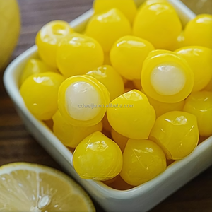 Vente en gros de bonbons pelables 3D aromatisés citron <span class=keywords><strong>et</strong></span> menthe salé 0 matière grasse 100% bonbon mou rempli de vitamines <span class=keywords><strong>et</strong></span> de jus - Product Image 1