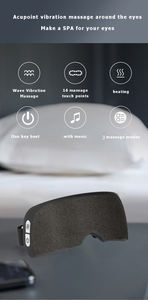 Maschera per Occhi Riscaldata SmartGoggles Maschera per Dormire Oscurante e <span class=keywords><strong>Massaggio</strong></span> alla Tempia per Relax Personalizzato e Sollievo dal <span class=keywords><strong>Mal</strong></span> <span class=keywords><strong>di</strong></span> <span class=keywords><strong>Testa</strong></span> - Product Image 2