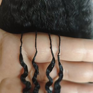 Extensions de <span class=keywords><strong>cheveux</strong></span> en plumes, extensions de <span class=keywords><strong>cheveux</strong></span> ondulés, tresses, deux mèches reliées, extensions de <span class=keywords><strong>cheveux</strong></span> en plumes jumelles pour les Africains noirs - Product Image 2