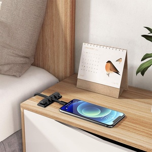 Nhà Máy Bán buôn máy tính để bàn Cáp Fixer 1,2,3,5,7 lỗ dây cuộn dây Clip sạc cáp tổ chức cho bàn quản lý cáp - Product Image 5