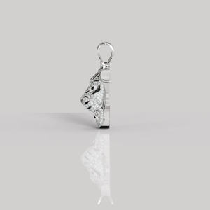 Pendentif Maharaja Glacé Impérial : Un Hommage Incrusté de Diamants à la Gloire Souveraine Éternelle, au Régalienssement de la Royauté Indienne et au Luxe Opulent - Product Image 3