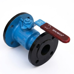 Válvula de Bola Industrial de Acero al Carbono de Paso Completo con Extremos Flangeados, Válvula de Servicio Manual para Tuberías de Gas - Product Image 2