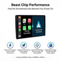 LODARK N5 Pro 2K 9/10" QLED con Marco, Android 14, GPS, Navegación UIS7865 Octa 12nm, 4G, WiFi, CarPlay, 360, DSP, 36EQ