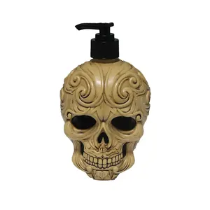 Large capacity customizable China factory bathroom shampoo and shower gel with lid plastic bottle or Halloween gift